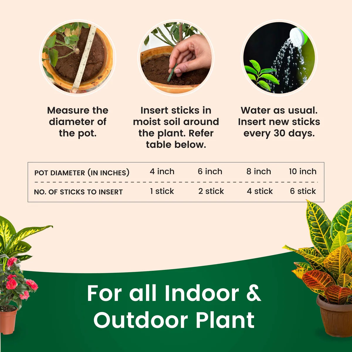 Plant Fertilizer Sticks For Plants