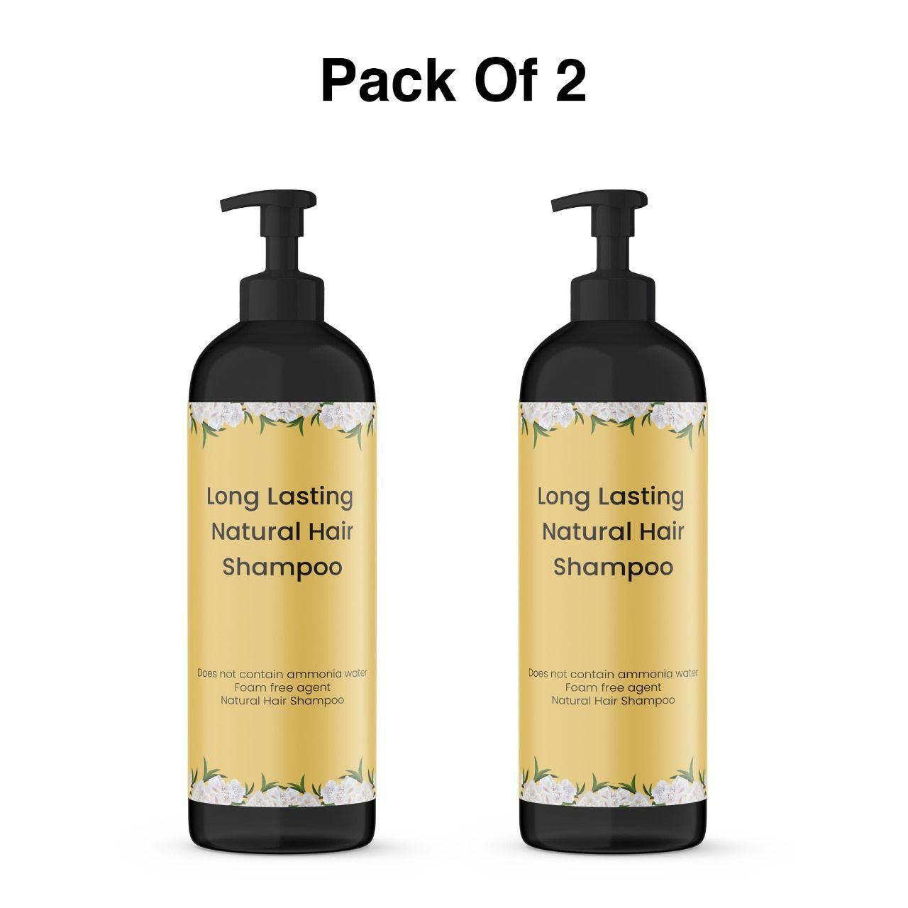Long Lasting Natural Hair Dye Shampoo - (Buy 1 Get 1 free )