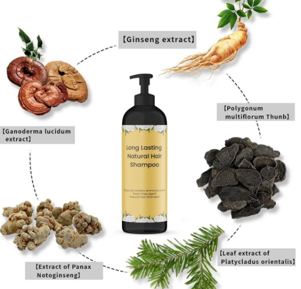 Long Lasting Natural Hair Dye Shampoo - (Buy 1 Get 1 free )