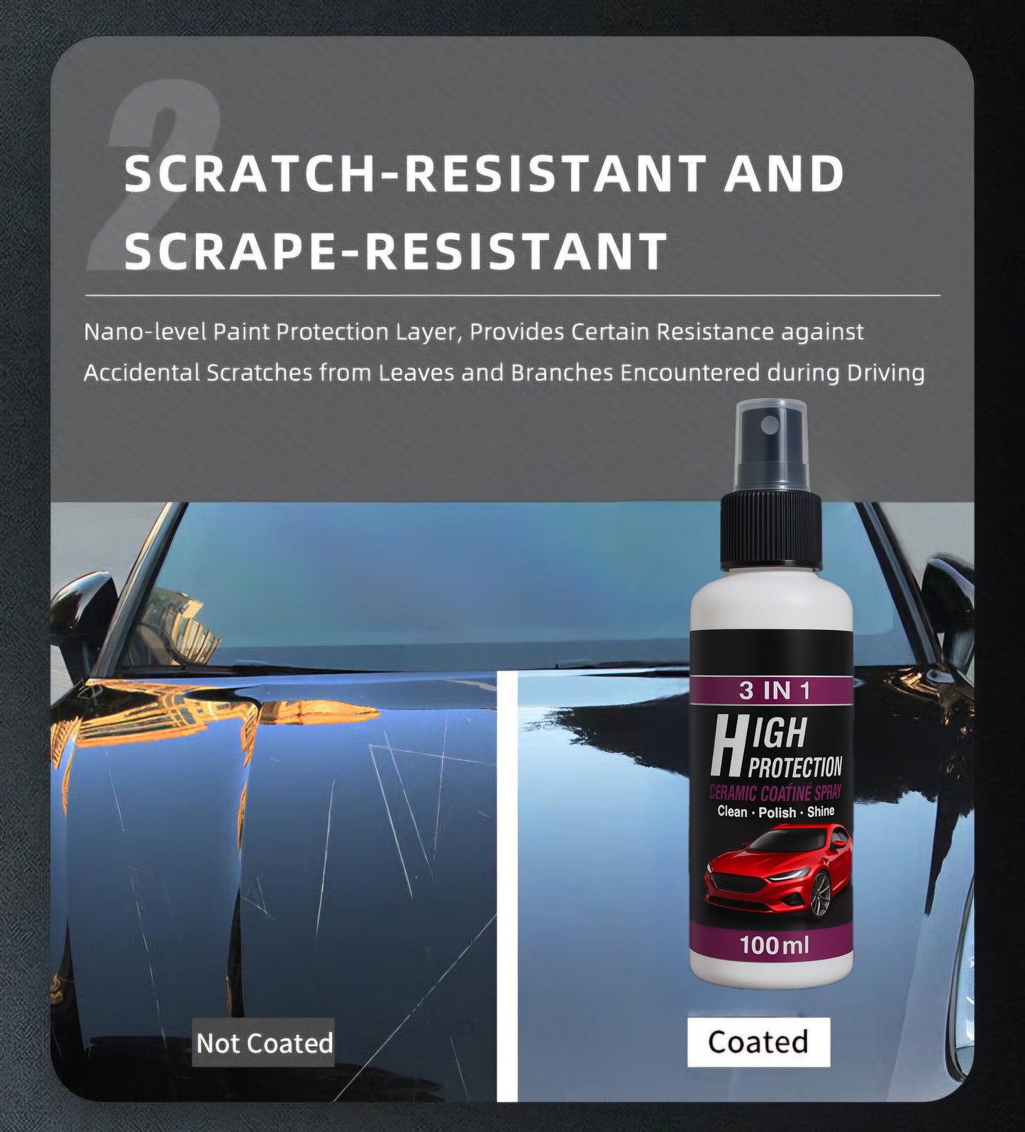 🔥Buy 1 Get 1 Free🔥 3-in-1 Car Ceramic Coating Spray